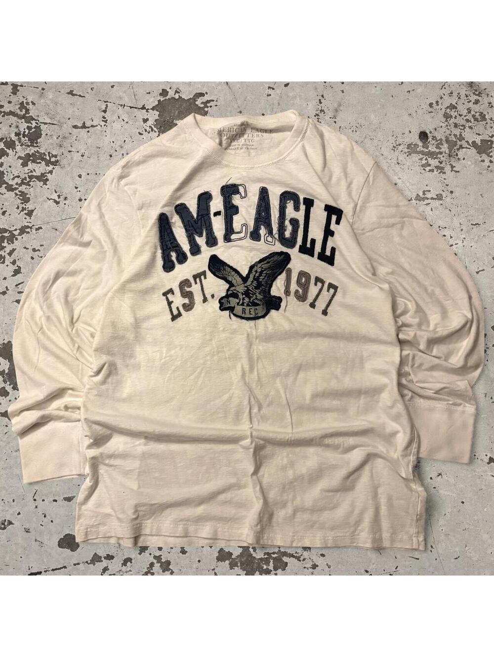 Absolutely beautiful vintage embroidered Y2K, American Eagle long sleeve Tee